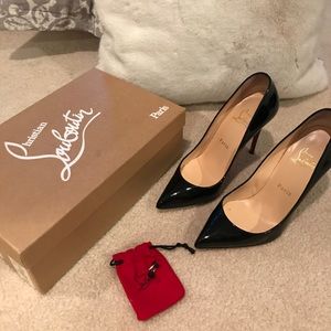 Christian Louboutin Black Pigalle Follies 100